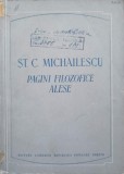 PAGINI FILOZOFICE ALESE-ST.C. MICHAILESCU