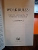 WORK RULES! (text in limba engleza) - Laszlo Bock