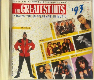 Various &amp;lrm;&amp;ndash; The Greatest Hits &amp;#039;93 - Vol. 2 NM / NM cd muzica anii &amp;#039; 90 euro house Magnum Olanda 1993 foto