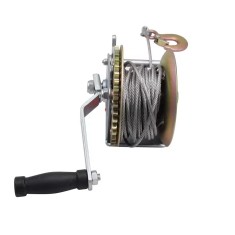 Troliu manual cu cablu otel 8 m, grosime 4.2 mm, Sarcina maxima 360 Kg/800 LB