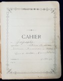 MANUSCRIS , CAIET DE GEOGRAFIE - CATHERINE ROUSSENESCO , CRAIOVA , 1890