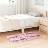 VidaXL Covor shaggy cu pom &icirc;nalt, NAVARRA, roz praf, 60x100 cm