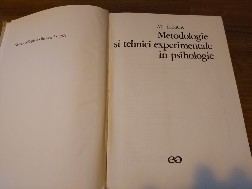 Metodologie si tehnici experimentale in psihologie foto