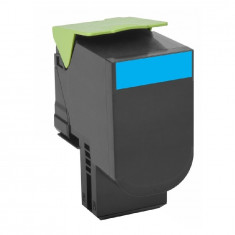 Cartus toner 80C0S20 Cyan compatibil Lexmark foto