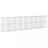 Cumpara ieftin Cos gabion cu capac, 800x100x200 cm, fier galvanizat