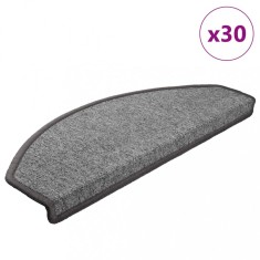 vidaXL Covora?e scara 30 buc gri inchis 65x24x4 cm foto