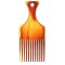 Pieptan Afro M Chihlimbar, pentru par ondulat, Top Choice