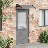 Copertina Usa Negru 100x75cm vidaXL Policarbonat Protectie Ploaie Grindina Intrare