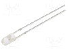 Dioda LED, 3mm, ro&amp;#351;ie, 8400...10000mcd, 30mA, 2,1...2,6V, OPTOSUPPLY - OS5RKP3E31B