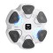 Aparat box cu muzica, montabil pe perete, flippy, alb, difuzor, bluetooth, iluminare led, 38 x 27 x 32 cm, manusi incluse