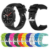 Cumpara ieftin Bratara de schimb din silicon, cu striatii, pentru Xiaomi Huami Amazfit GTR de 47mm, diferite colorituri, confortabila si rezistenta
