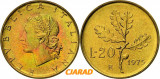 Moneda 20 LIRE - ITALIA, anul 1975 * cod 4782 = UNC