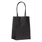 Sacosa Cadou, Kraft, Negru, Dimensiuni 10.8x6.4x14.6cm, Oem