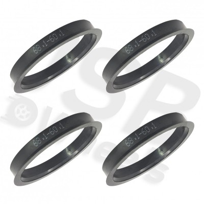Set inele de centrare jante 68.1-60.1 mm pentru Dacia, Renault, Nissan foto