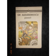 GRIGORE ALEXANDRESCU - POEZII