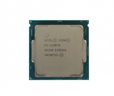 Procesor server Intel Xeon Quad Core E3-1230 v6 SR328 3.5Ghz LGA1151 (similar cu I7-6700) foto