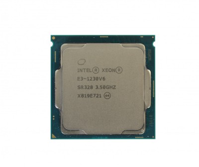 Procesor server Intel Xeon Quad Core E3-1230 v6 SR328 3.5Ghz LGA1151 (similar cu I7-6700) foto