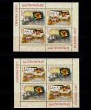 Cumpara ieftin RO 2005 LP 1683 c &quot;Europa 2005- Gastronomie &quot; ,colita 355 tip I+II (150 lei),MNH
