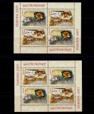 Cumpara ieftin RO 2005 LP 1683 c &quot;Europa 2005- Gastronomie &quot; ,colita 355 tip I+II (150 lei),MNH, Nestampilat