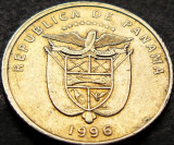 Moneda exotica DECIMO DE BALBOA (10 CENTESIMOS) - PANAMA, anul 1996 * cod 260 B