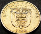 Cumpara ieftin Moneda exotica DECIMO DE BALBOA (10 CENTESIMOS) - PANAMA, anul 1996 * cod 260 B