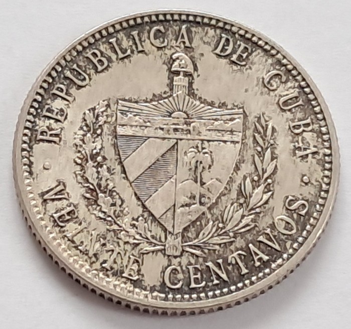 Cuba, 20 Centavos 1949