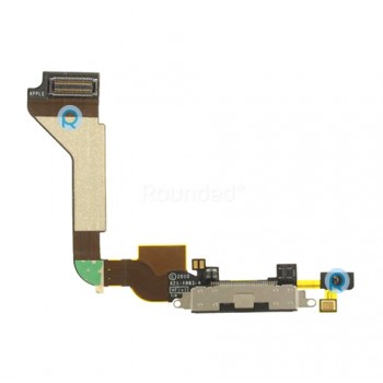 Conector de &amp;icirc;ncărcare flex negru pentru iPhone 4 foto