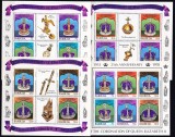 DB1 Barbuda 25 Ani de la Incoronare Elisbeta II 4 MS MNH