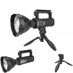 Lanterna LED Reincarcabila la USB cu Maner 4 Faze Tripod P50 10W W590 foto