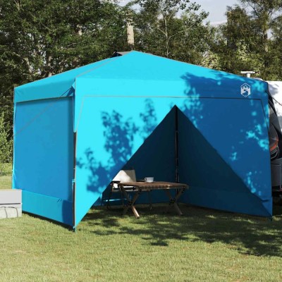 vidaXL Cort Canopy Pop-up albastru 300 x 300 cm țesătură 42007383 foto