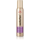 Wella Wellaflex Fullness Volume spuma cu fixare foarte puternica pentru păr fin 200 ml