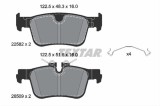 Set placute frana TEXTAR 2258201