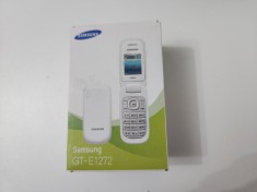 Telefon Mobil Samsung E1272 Dual Sim Negru Nou Sigilat