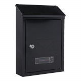 Cutie postala Udine cheie 300x215x70mm negru, Rottner Security