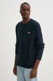 Tommy Jeans pulover barbati, culoarea albastru marin, DM0DM19440