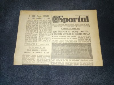 ZIARUL SPORTUL 10 OCTOMBRIE 1984 foto