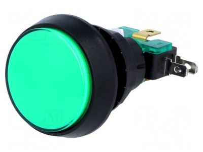 Comutator Verde SPDT 10A/250VAC foto