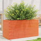 Cumpara ieftin Jardinieră grădină, maro ceruit, 90x40x45,5 cm, lemn masiv pin