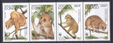 DB1 Fauna Protejata WWF Congo 1996 4 v. MNH, Nestampilat