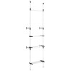 Sistem sifonier telescopic, cu bare si raft, aluminiu
