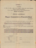 HST A1374 Formular subscriere 1912 Hatodik hadi kolcson