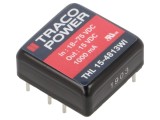Convertor DC/DC 15W 18-75V la 15V 1000mA THL 15-4813WI