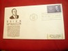 Plic FDC -Personalitati -Brien Mc Mahon -Comisar Energie Atomica 1962 SUA