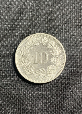 Moneda 10 rappen 1994 Elvetia foto
