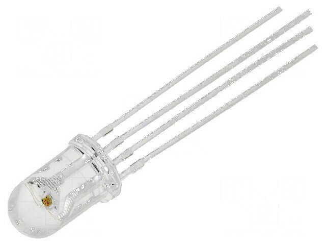 LED 5mm Convex Roșu/Verde/Galben 60&deg; - Temperatura de Funcționare: -30&divide;85&deg;C