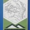 myh 12 - Harta turistica foarte veche - Muntii Bucegi - piesa de colectie