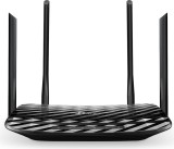 ROUTER TP-LINK wireless 1200Mbps, 4 porturi Gigabit, 4 antene externe + 1 interna, Dual Band AC1200 &quot;Archer C6&quot; (timbru verde 0.8 lei)