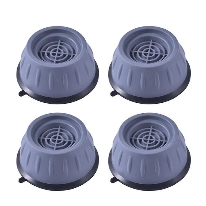 Set 4 picioruse antivibratii, anti-zgomot si antiderapante, cauciuc natural pentru masina de spalat, uscator