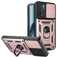 Husa Oppo Reno6 5G protectie camera Techsuit CamShield Series, roz foto