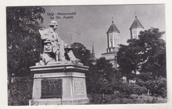 bnk cp Iasi - Monumentul lui Gh Asachi - circulata